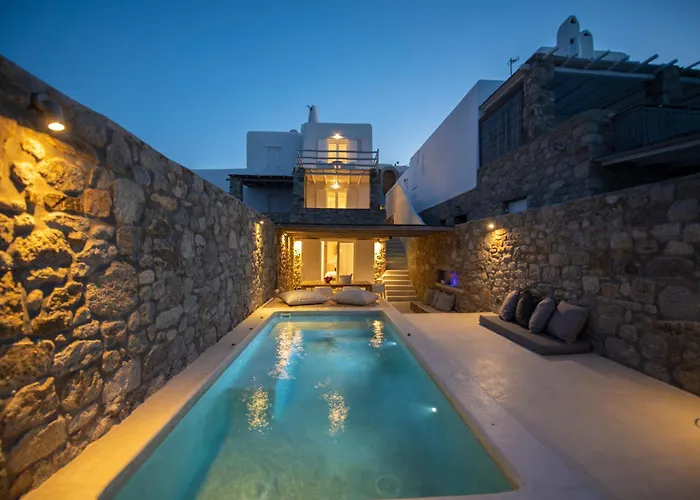 Actors 2 Private Mini- Pool Hydromassage By Schatz Collection Mykonos Town