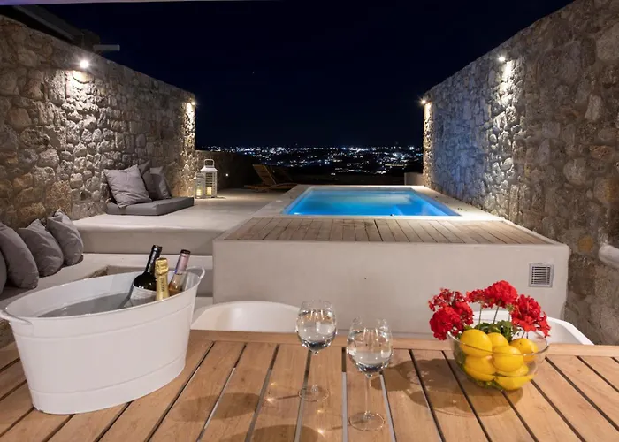 Actors Villa 2 Private Mini- Pool Hydromassage By Schatz Collection فيلة Mykonos Town